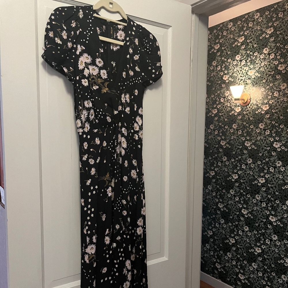 Madewell floral midi dress